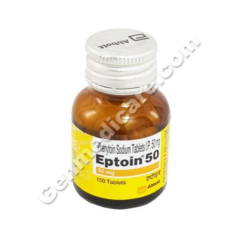 Buy Eptoin Mg Tablet Phenytoin Genmedicare