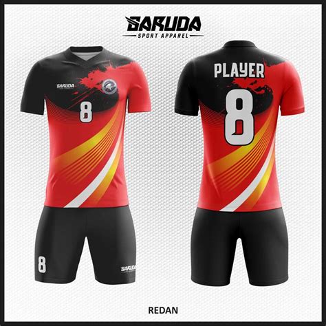 Desain Kaos Bola Gron Warna Hitam Hijau Tampil Oke Garuda Print