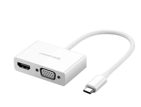 UGREEN Converter USB C To HDMI VGA ABS WH 30843