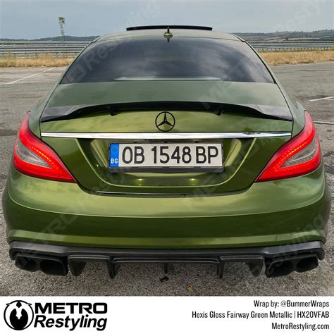 gloss fairway green metallic hexis metro restyling