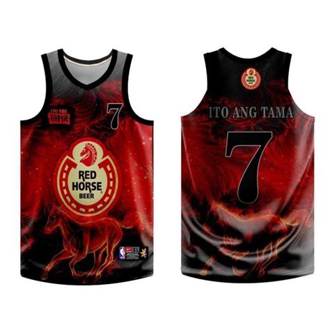 NEW BEER JERSEY INSPIRED RED HORSE BASKETBALL JERSEY FREE CUSTOMIZE ...