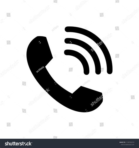 Call Sign Phone Call Vector Icon Stock Vector (Royalty Free) 1139702519 ...