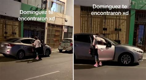 Tiktok Viral Madre Encuentra A Su Hijo Con Otra En El Carro Y Lo Agarra A Correazos En Plena