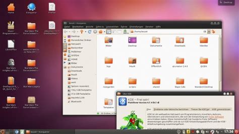 KDE Con La Apariencia Ubuntu Gracias A Neptune Ambiance Desde Linux