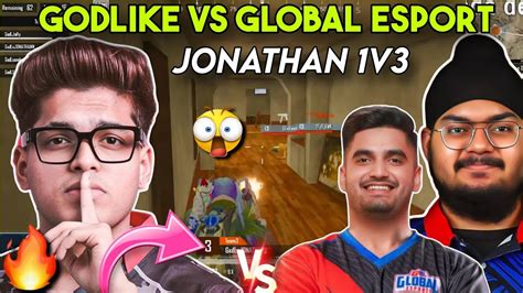 GODLIKE VS GLOBAL ESPORT JONATHAN 1V3 GEDIL SE GODLIKE Jonathan