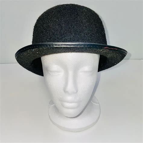 Black Felt Bowler Gangster Hat Costume Dance Theatre … Gem