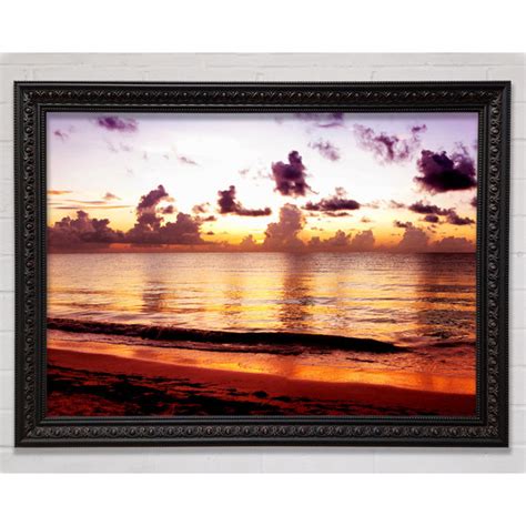 Haus Am Meer Gerahmtes Leinwandbild The Oceans Dusk Shorelines Wayfair De