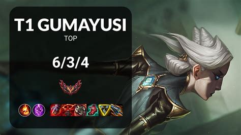 T1 Gumayusi Camille Vs Aatrox TOP KR GRANDMASTER Patch 14 3 YouTube