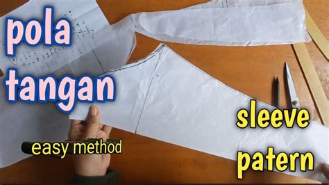 Basic Sleeve Patern Making Cara Membuat Pola Lengan Baju Sewingtips