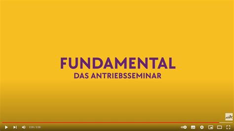 Andreas Hoffmann Akademie Fundamental Das Antriebsseminar Youtube