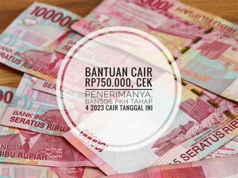 Bantuan Cair Rp Cek Penerimanya Bansos Pkh Tahap Cair