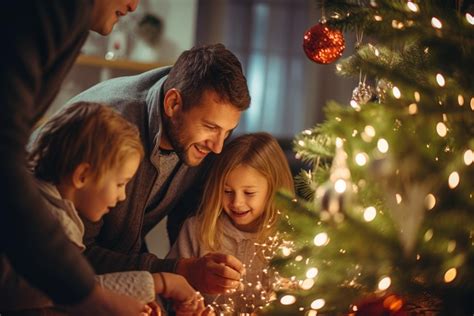 christmas tree family royalty  stock illustration image