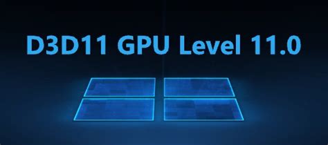 A D3D11 compatible GPU Feature Level 11 0 Решение