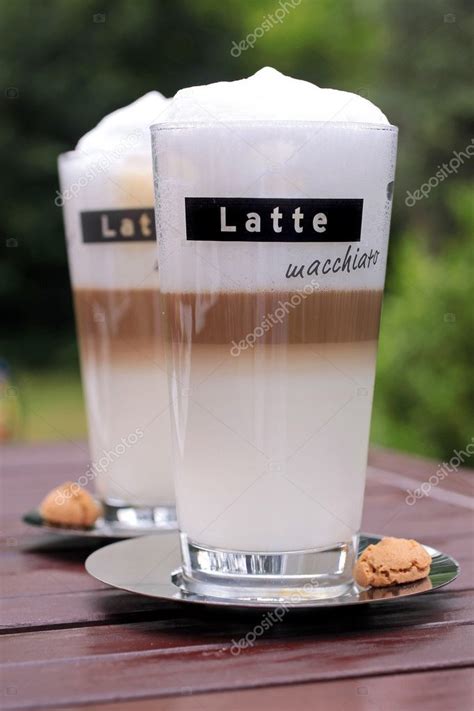 Latte Macchiato glasses — Stock Photo © cmfotoworks #4993102