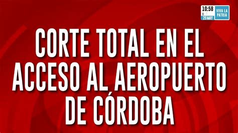 Trabajadores de ATE cortan el acceso al aeropuerto de Córdoba YouTube