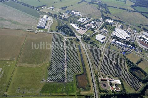 Luftbild Boizenburg Solarfeld Solarpark Bzw Photovoltaikanlage In