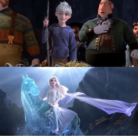 Jelsa Elsa And Jack Frost Frozen 2 Rotg Edit By Accofjelsa On