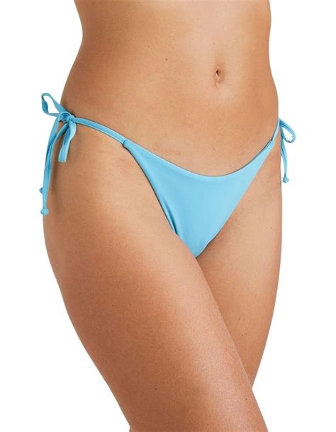 Billabong Sol Searcher Tie Side Hike Bikini Bottoms In Blue Myer