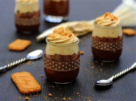 Verrine de mousse de fromage blanc pomme et spéculoos Recette par