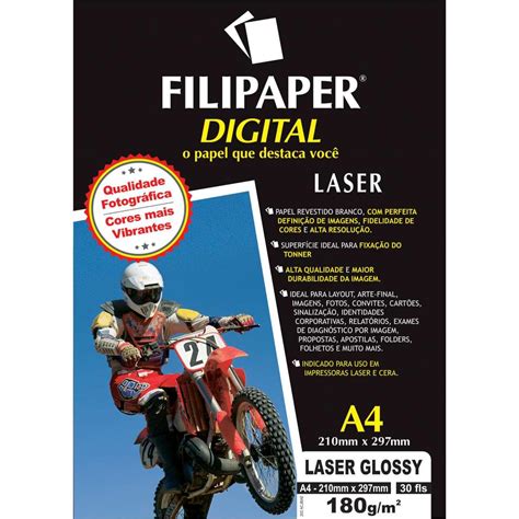 Papel Fotográfico A4 Para Impressora - PAPEL FOTOGRÁFICO PARA IMPRESSORA LASER A4 GLOSSY – HM2 Papelaria Bauru