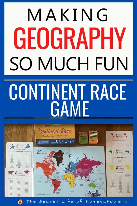 Continent Race Geography Game | Teaching geography, Geography lessons ...