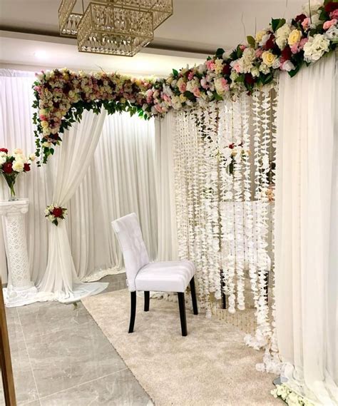 Bee Bees Events Nikah Decor Wedding Stage Decorations Desi Wedding