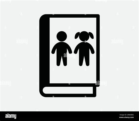 Kids Book Icon. Children Education School Dictionary Textbook
