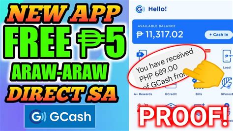 Free Araw Araw New Gcash App Direct Sa Gcash With Proof Of