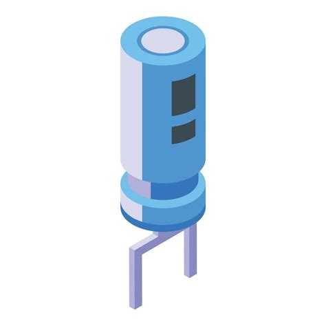 Electric Capacitor Icon Isometric Style Vector Art At Vecteezy