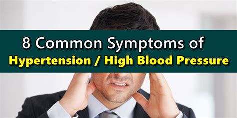 High Blood Symptoms - 8 Signs of High Blood Pressure / Hypertension