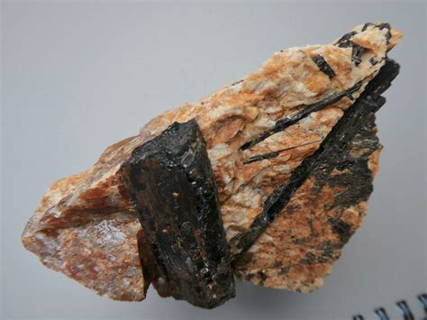 Tourmaline Schorl Dans Pegmatite Arizona Usa Jours Voyages