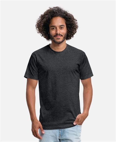 Mens Fitted Polycotton T Shirt Spreadshirt