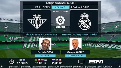 Espn En Vivo Ver Partido Real Madrid Vs Real Betis En Vivo Online