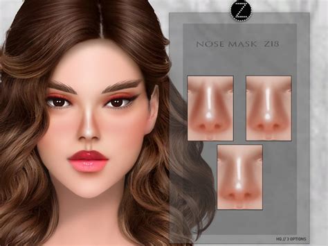 The Sims Resource Nose Mask Z18