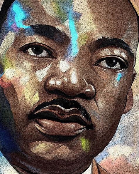 Realistic Portrait Of Martin Luther King Digital Art By Edgar Dorice