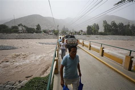 Alcalde De Chosica Preocupado Por Aumento De Caudal Del Río Rímac Senamhi Fenómeno El Niño