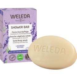 Weleda Shower Bar Feste Duschseife Lavender Vetiver 1 Stück 75 g