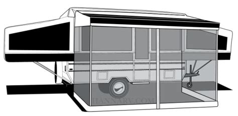 A E Dometic Foot Trim Line Awning Screen Room Accessory