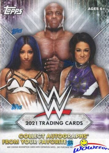 Topps Wwe Wrestling Exclusive Sealed Blaster Box Relic Special