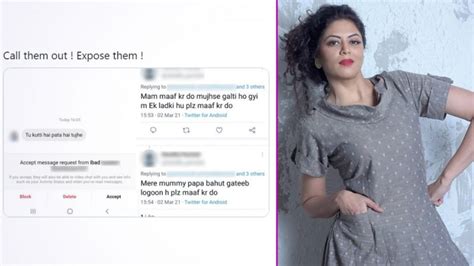 Kavita Kaushik Exposes Trolls On Twitter Shares Screenshots Of Abusive