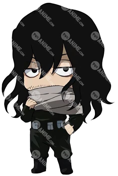 Aizawa Eraserhead Chibi Png Pnganime In 2024 Chibi Png My Hero