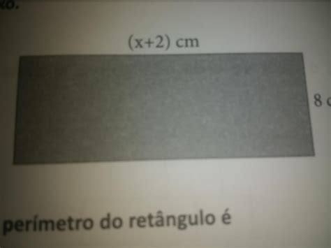 Observe O Ret Ngulo Abaixo A Express O Que Representa O Per Metro Do