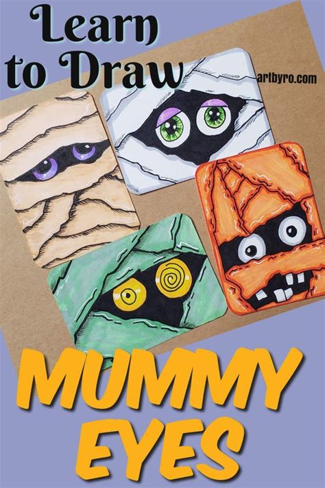 Make Your Own Mummy Drawing Step By Step Art Tutorials For Beginners