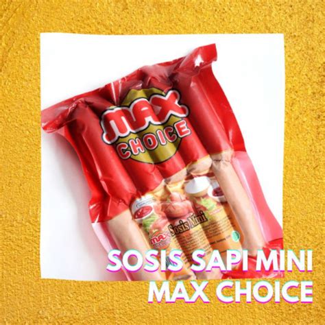 Jual Sosis Sapi Mini Max Choice Shopee Indonesia