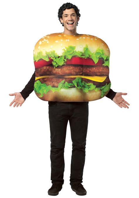 Cheeseburger Adult Costume Food Costumes