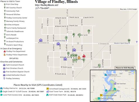 Lake Shelbyville Map