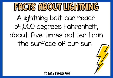 79 Electrifying Facts about Lightning [Free Fact Cards]