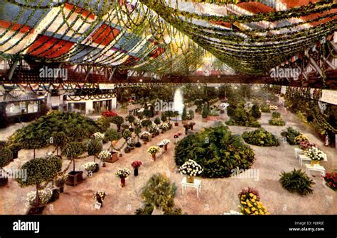 Interior of Coliseum during Flower Show, Chicago, 1908 Stock Photo - Alamy