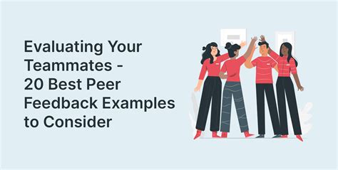 20 Peer Review Examples Evaluating Your Teammates