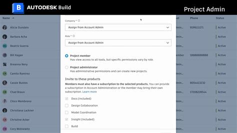 Autodeskbuild Project Admin